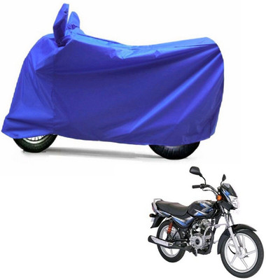 Auto Age Two Wheeler Cover for Bajaj(CT100, Blue)