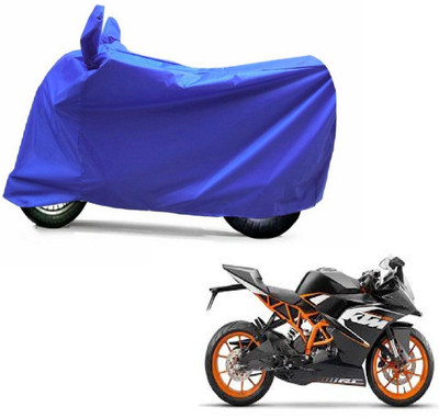 Auto Age Two Wheeler Cover for KTM(RC 200, Blue)