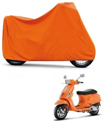 ABP Two Wheeler Cover for Piaggio(Piaggio Vespa, Orange)