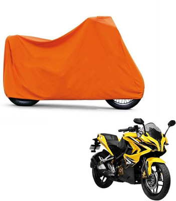 ABP Two Wheeler Cover for Bajaj(Pulsar RS 200, Orange)