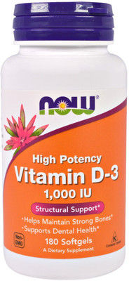 

Source Naturals Vitamin D-3 1000 IU 180 Softgels(180 No)
