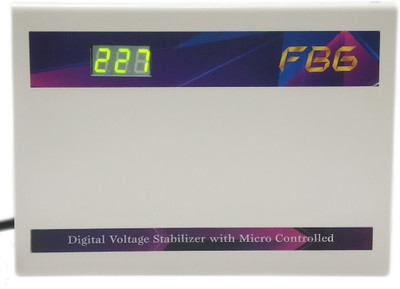 

FBG 400 DIGITAL - 1.5 Ton Inverter AC Stabilizer Voltage Stabilizer(White)