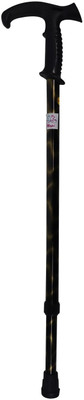 

Mopi Imported one leg stick (black design printed) hight adjustable Walking Stick