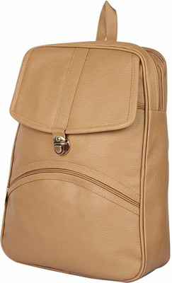 

Peacock Women's and girls Stylish Handbag Backpack Multipurpose Bag(Beige, 12 L)