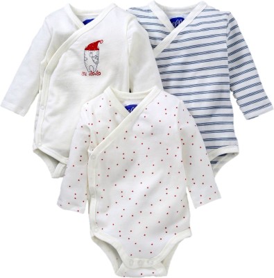 Eimoie Baby Boys & Baby Girls White Bodysuit