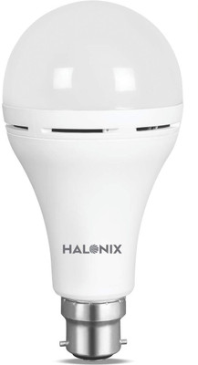 HALONIX 9 W Inverter Round B22 LED Bulb(White)