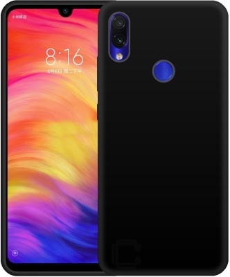 CASE CREATION Back Cover for Mi Redmi Note 7, Mi Redmi Note 7 Pro, Mi Redmi Note 7S(Black, Waterproof, Silicon, Pack of: 1)