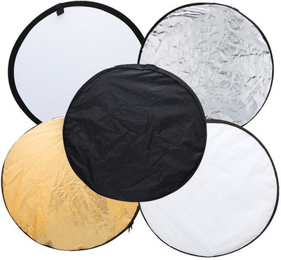 

SHOPEE 42-inch 5-in-1 Collapsible Light Reflector 42 inch Collapsible Reflector(Pack of 5)