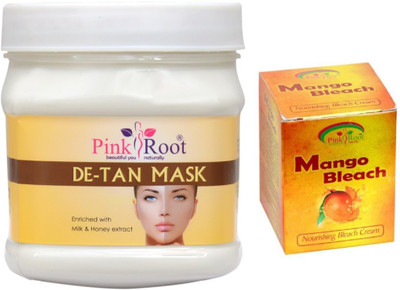 

Pink Root DE-TAN MASK WITH MANGO BLEACH 43G(Set of 2)