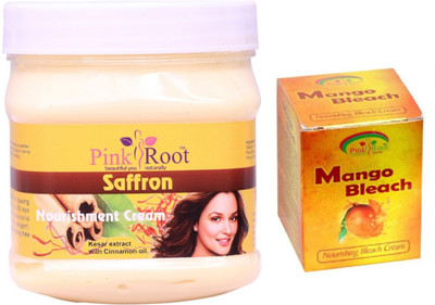 

Pink Root SAFFRON CREAM WITH MANGO BLEACH 43G(Set of 2)
