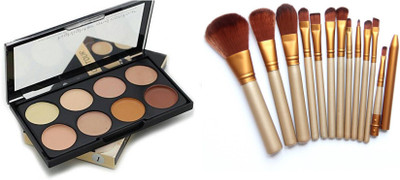 

Ladymode 9727-B- Concealer and Naked 3 High Quality Make Up Brush(Set of 2)