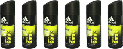 

ADIDAS PURE GAME (PACK OF 6) Body Spray - For Men(150 ml, Pack of 6)