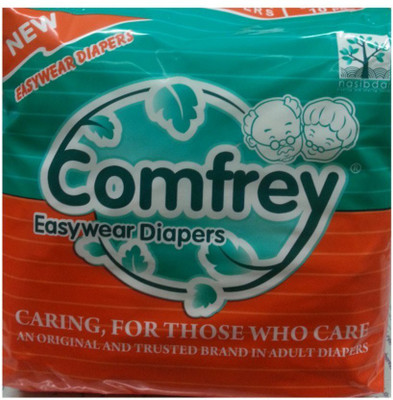 

Comfrey Pant Style Easywear Diaper Pants for Unisex (X-Large) 10 Pcs/Pack, Size - 35 inches - 47 inches (Pack of 1) - XL(10 Pieces)