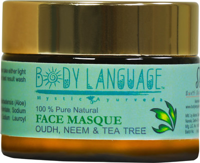 Body Language Oudh, Neem & Tea Tree Face Masque(50 g)
