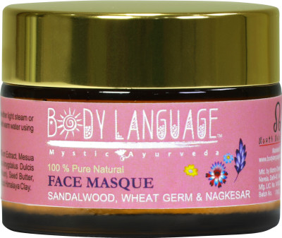 

Body Language Sandalwood, Wheat Germ & Nagkesar Face Masque(50 g)