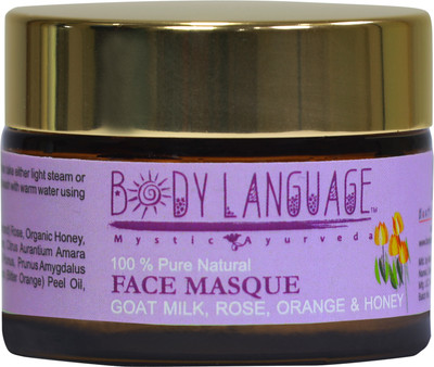 

Body Language Goat Milk, Rose, Orange & Honey Face Masque(50 g)