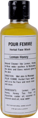 

POUR FEMME HERBAL LEMON HONEY Face Wash(210 ml)
