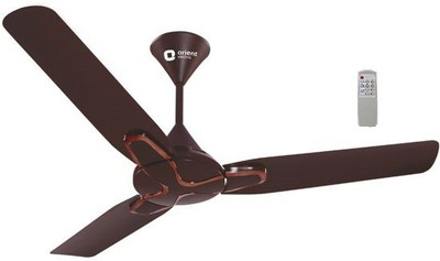 

Orient JAZZ 48" CEILING FAN, (BRONZE WITH REMOTE) 3 Blade Ceiling Fan(METTALIC BRONZE COPPER, Pack of 1), Brown