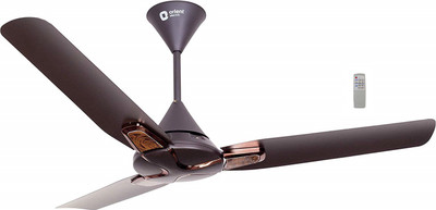 

Orient JAZZ TRENDZ 48" CEILING FAN, (BROWN WITH REMOTE) 3 Blade Ceiling Fan(METALLIC BRONZE COPPER, Pack of 1)