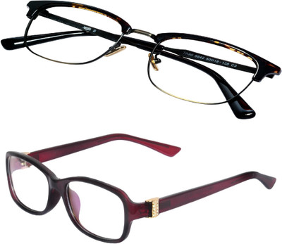 lensport eyewear Full Rim Wayfarer, Rectangle Frame(52 mm
