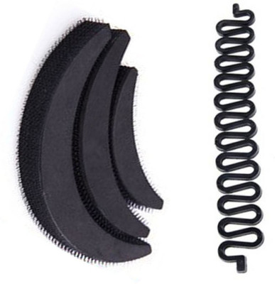 

Maahal Combo Of Banana Puff Maker and Braid tool Hair Accessory Set (Black) Hair Accessory Set(Black)