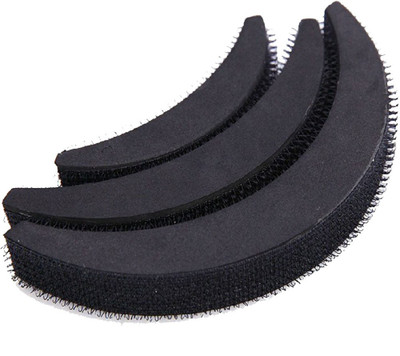 

GadinFashion Set Of 3Pcs Banana Hair Puff Maker Volumizer Banana Bumpits Hairstyle Accessory Hair Accessory Set(Black)