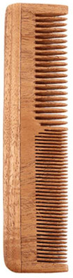 

STYLAZO 100% Hand made Anti-Dandruff Neem Wood Hair Comb, Anti Hair Fall For Men & Women, Model No.2