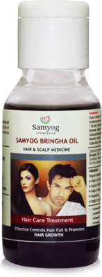 

Samyog Life Sciences SAMYOG BRINGHA OIL, Hair and Scalp Medicine, Hair-fall Treatment, Promoting Hair Growth(60 ml)
