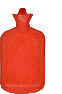 Revitaliser 2 Lt Hot Water Bag/Bottle with Soft Velvet Cover Hot Water Bottle 2000 ml Hot Water Bag(Red)