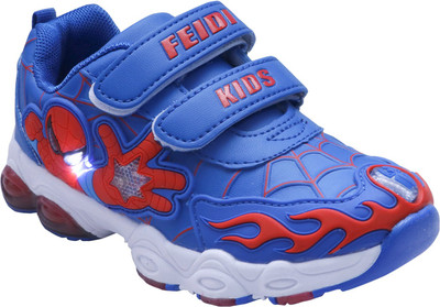 

FEETWELL Boys Velcro Sneakers(Blue