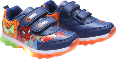 

FEETWELL Boys Velcro Sneakers(Dark Blue