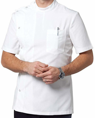 

Ara India Dentist Apron | Hospital Garments | Dentist coats | Medical Apron | Protective garments for Dentists Shirt Hospital Scrub(White S)