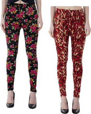 IndiWeaves Ankle Length Western Wear Legging(Multicolor, Printed)