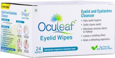 

Waypham Oculeaf Eyelid Wipes 24's Wipes Makeup Remover(50 g)