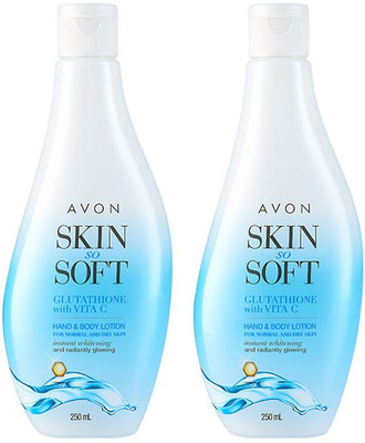 

Avon Skin So Soft Ultra Glutathione Hand & Body Lotion (set of 2 of 250 ml each)(500 ml)