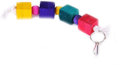 

Aqua Wooden Chew Toy For Bird