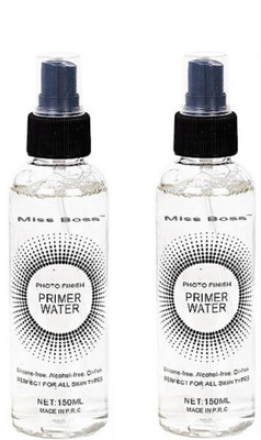 

Miss Boss kb Photo Finish Primer Water Primer - 150 ml pack of 2 Primer - 300 ml(transparent)