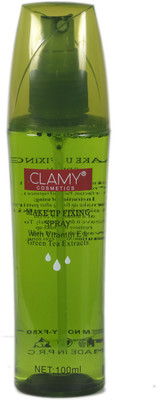 

Clamy Makeup fixer Fixing Spray makeup fixer 2 pes Primer - 200 ml(Green)