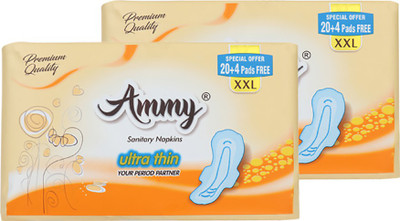 

Ammy Ultra Rash Free Sanitary Pad(Pack of 48)