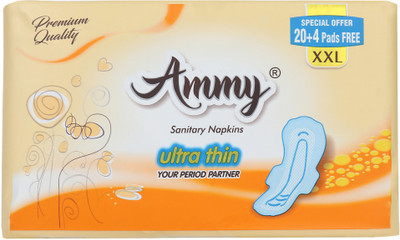 

Ammy Ultra Rash Free Sanitary Pad(Pack of 24)