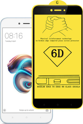 CRodible Edge To Edge Tempered Glass for Mi Redmi 5A, Mi Redmi Go(Pack of 1)