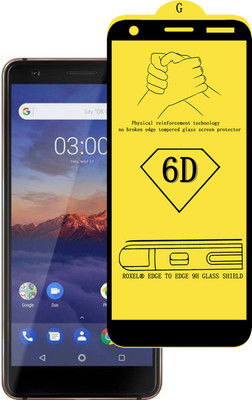 CRodible Edge To Edge Tempered Glass for Nokia 3.1 Plus(Pack of 1)