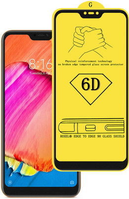 CRodible Edge To Edge Tempered Glass for Mi Redmi 6 pro(Pack of 1)