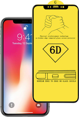 CRodible Edge To Edge Tempered Glass for Apple iPhone X(Pack of 1)