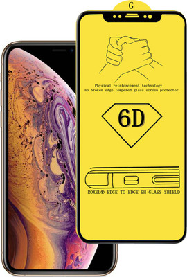 CRodible Edge To Edge Tempered Glass for Apple iPhone XS(Pack of 1)