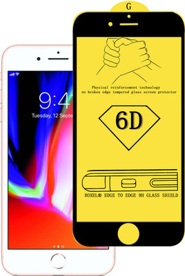 CRodible Edge To Edge Tempered Glass for Apple iPhone 8 Plus(Pack of 1)