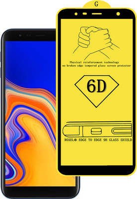 Roxel Edge To Edge Tempered Glass for Samsung Galaxy J4 Plus (Blue, 32 GB) (2 GB RAM)(Pack of 1)