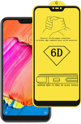 CRodible Edge To Edge Tempered Glass for Mi Redmi 6 pro(Pack of 1)