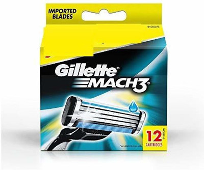 

Gillette mach3 cartridges(Pack of 12)