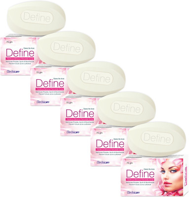

Define Hydrous Benzoyl Peroxide Soap For Acne ( 3 x 75 gm )(375 g, Pack of 5)